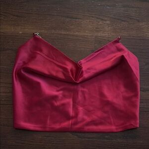 SHEIN Red Crop Top